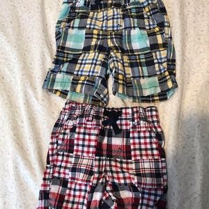 Two pairs Gymboree shorts 18-24months